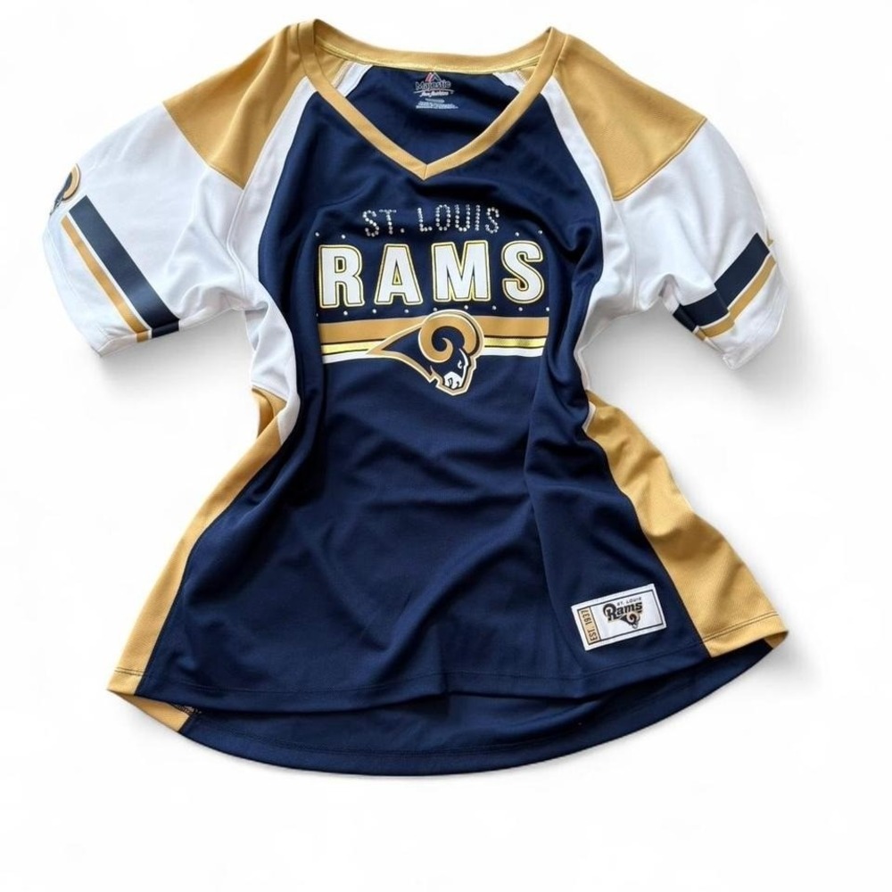 Rhinestone St. Louis Rams Top - Picture 2 of 8